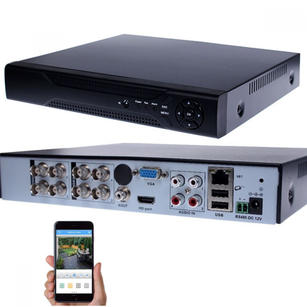 دستگاه DVR ضبط تصویر شبکه 8 کانال مدل HISILICON-XMEYE